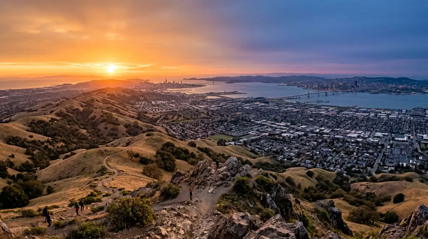 View from Mission Peak in Fremont