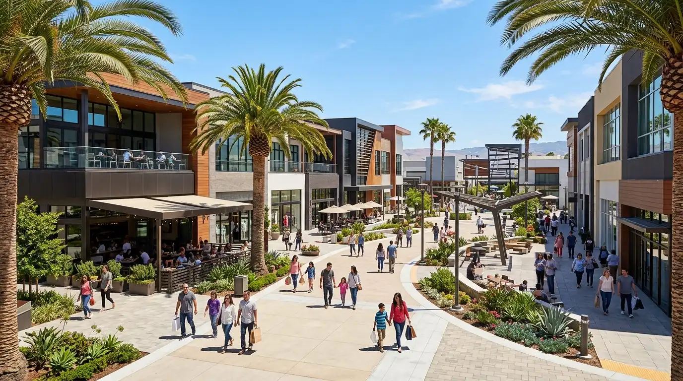 Shopping center in Fremont